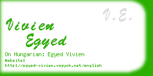 vivien egyed business card